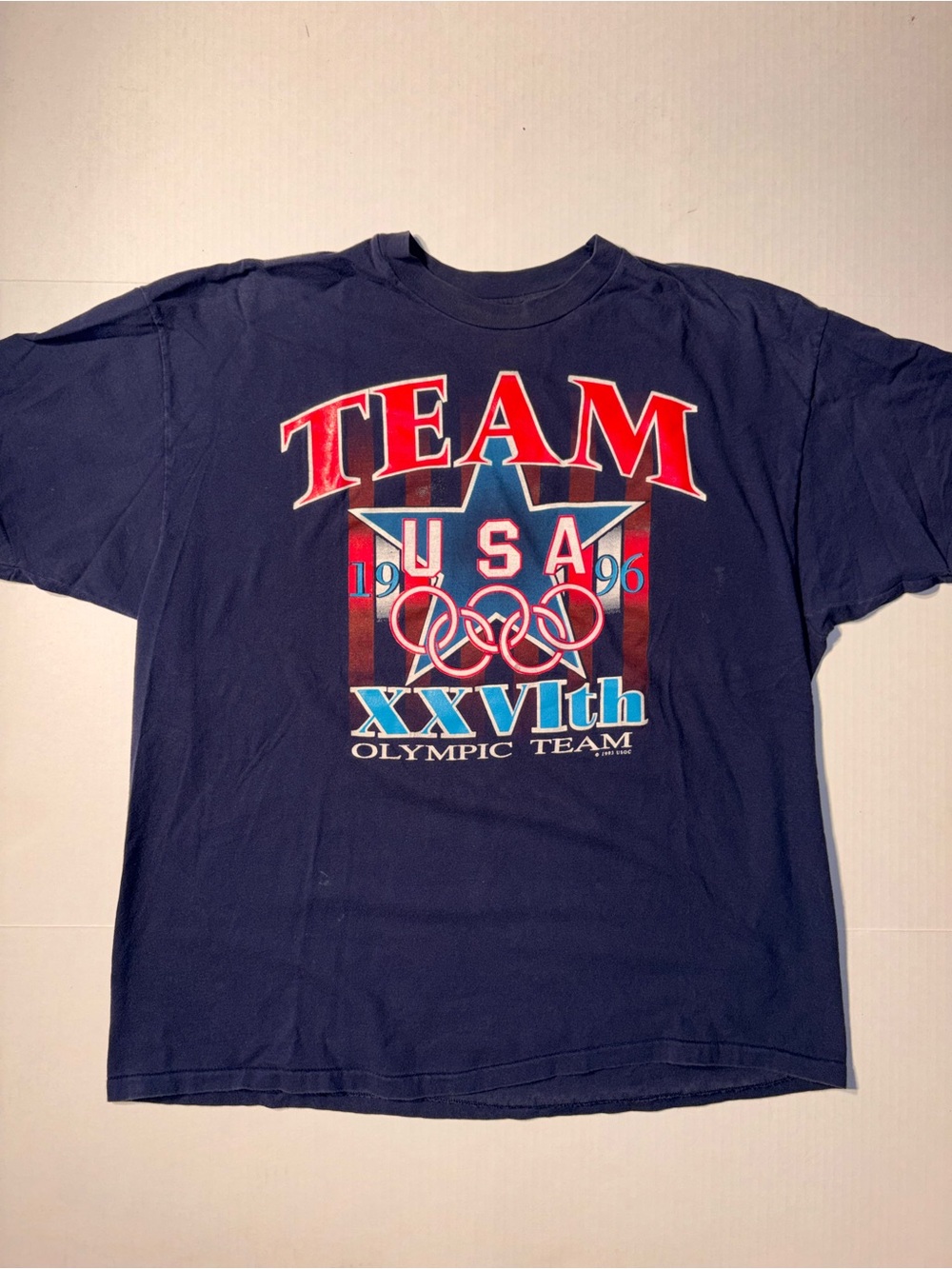 Vtg Hanes Beefy 1996 Atlanta Summer Olympics Games Team USA 90’s T-shirt XXL
